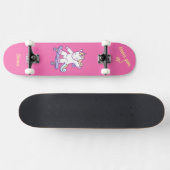 Unicorn op skateboard voor kinderen (Horizontaal)