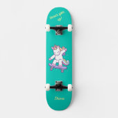 Unicorn op skateboard voor kinderen (Voorkant)