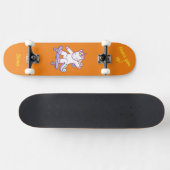 Unicorn op skateboard voor kinderen (Horizontaal)