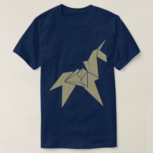 Unicorn Origami 2 T-shirt (Design voorkant)