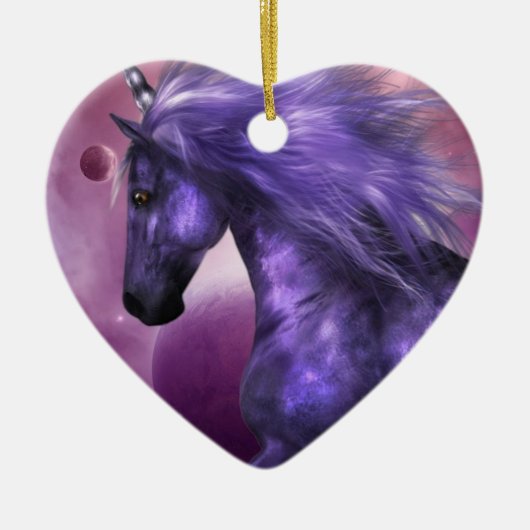 Unicorn Ornaments Keramisch Ornament (Voorkant)