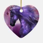 Unicorn Ornaments Keramisch Ornament (Achterkant)