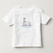 Unicorn over cloud kinder shirts (Voorkant)