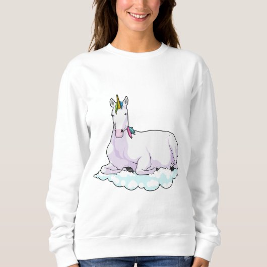 Unicorn over cloud trui (Voorkant)