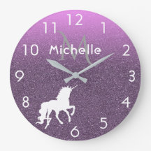 Unicorn over ombre ultra violet glitter en roze