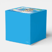 Unicorn-paard en regenboog bedankdoosjes (Achterkant)