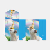 Unicorn-paard en regenboog bedankdoosjes (Uitgevouwen)