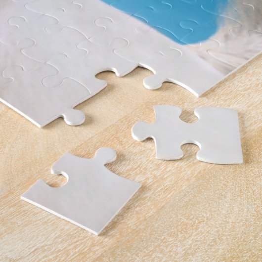 Unicorn-paard en regenboog legpuzzel (Zijkant)