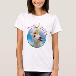 Unicorn-paard en regenboog t-shirt
