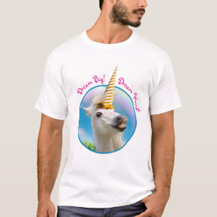 Unicorn-paard en regenboog t-shirt