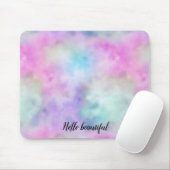 Unicorn Paars Pink Aqua Muismat (Met muis)