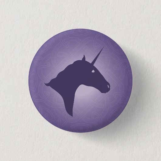Unicorn paarse Button (Voorkant)