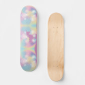 Unicorn Paarse Sparkle Princess Paars Pink Pastel Persoonlijk Skateboard (Voorkant)