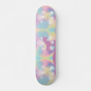 Unicorn Paarse Sparkle Princess Paars Pink Pastel Persoonlijk Skateboard