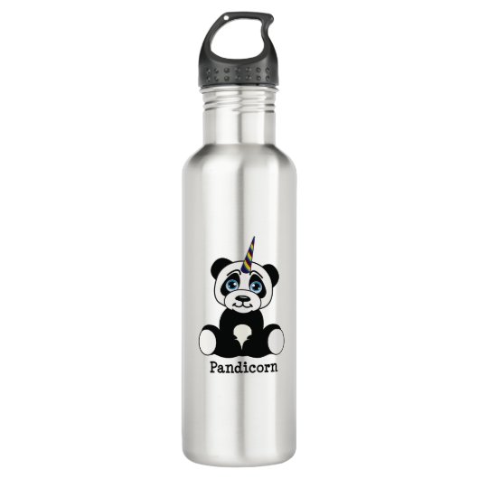 Unicorn Panda Waterfles (Voorkant)