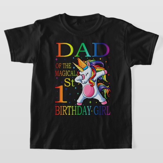 Unicorn Pap van het Shirt Matchin (Laagn)