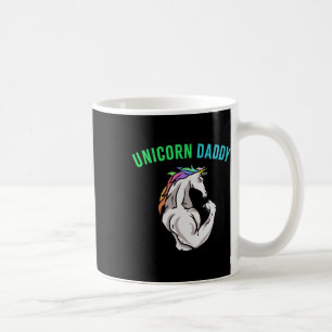 Unicorn Papa - Funny Magical Fitness Bodybuilder Koffiemok
