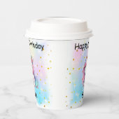 Unicorn Paper Cups Papieren Bekers (Links)