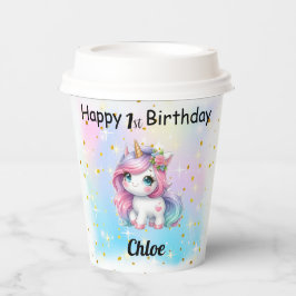 Unicorn Paper Cups Papieren Bekers