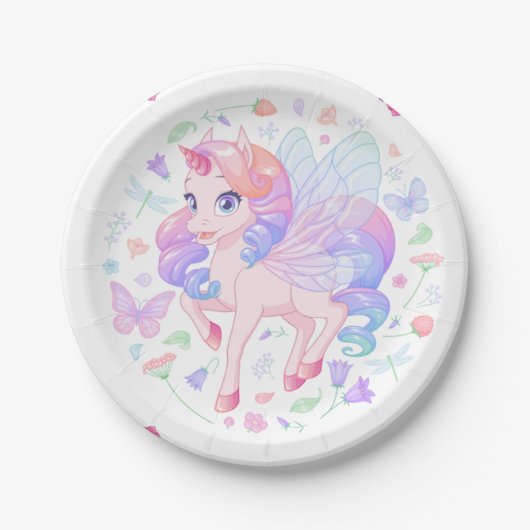 Unicorn Papieren Bordje (Voorkant)
