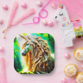 Unicorn Papieren Bordje (Feest)