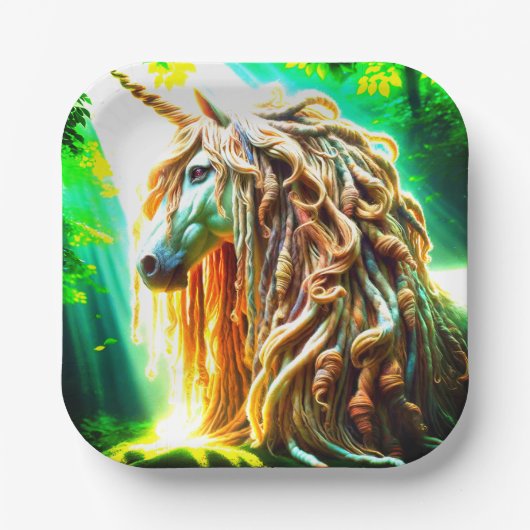 Unicorn Papieren Bordje (Voorkant)