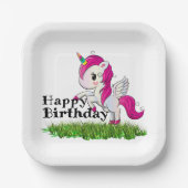 Unicorn Papieren Bordje (Voorkant)