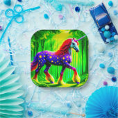 Unicorn Papieren Bordje (Feest)