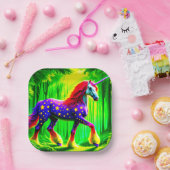 Unicorn Papieren Bordje (Feest)