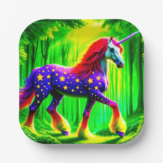 Unicorn Papieren Bordje (Voorkant)