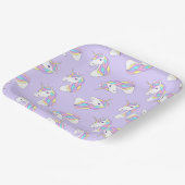 Unicorn  papieren bordje (Gebogen)