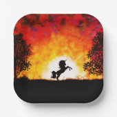 Unicorn Papieren Bordje (Voorkant)