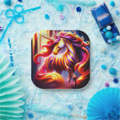 Unicorn Papieren Bordje (Feest)