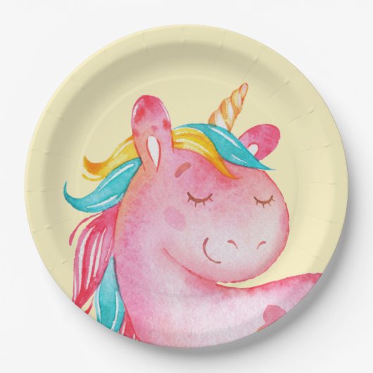Unicorn Papieren Bordje (Voorkant)