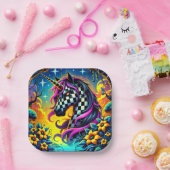 Unicorn Papieren Bordje (Feest)