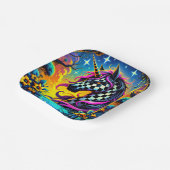 Unicorn Papieren Bordje (Gebogen)