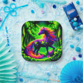 Unicorn Papieren Bordje (Feest)