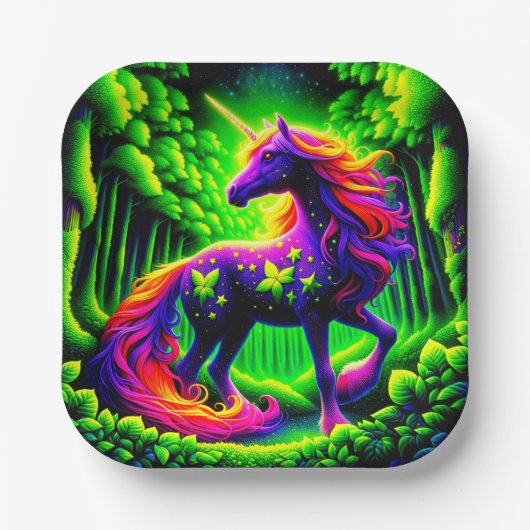 Unicorn Papieren Bordje (Voorkant)