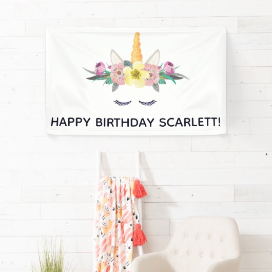 Unicorn Party Banner (Insitu)