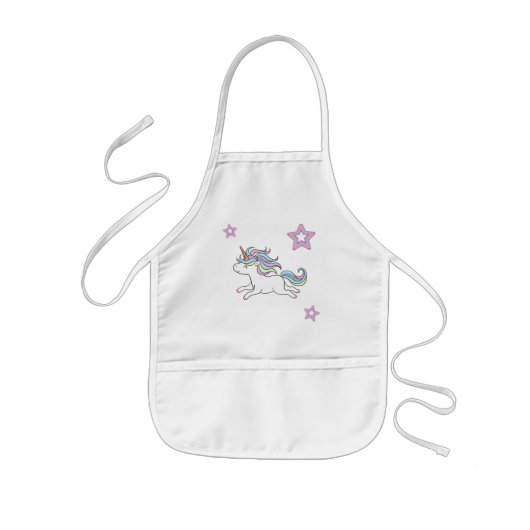 Unicorn Party Collectie! Kinder Schort (Voorkant)