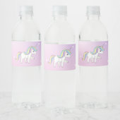 Unicorn Party Collectie! Waterfles Etiket (Flessen)