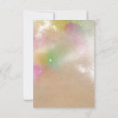 Unicorn Party Enchanted RSVP-kaarten RSVP Kaartje (Achterkant)