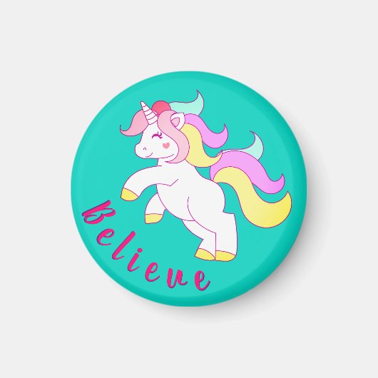 Unicorn Party Favors Magneet (Voorkant)