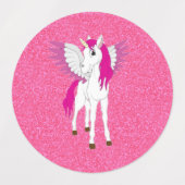 Unicorn Party Rainbow Labels (Design 2)
