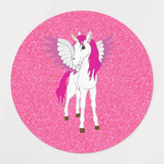 Unicorn Party Rainbow Labels (Design 2)