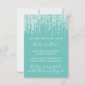 Unicorn Party roze 1th 2th 16th Birthday Party Kaart (Achterkant)