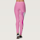 Unicorn Party roze Leggings (Achterkant)