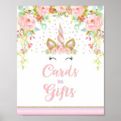 Unicorn Party Table Sign Magical Unicorn Poster (Voorkant)