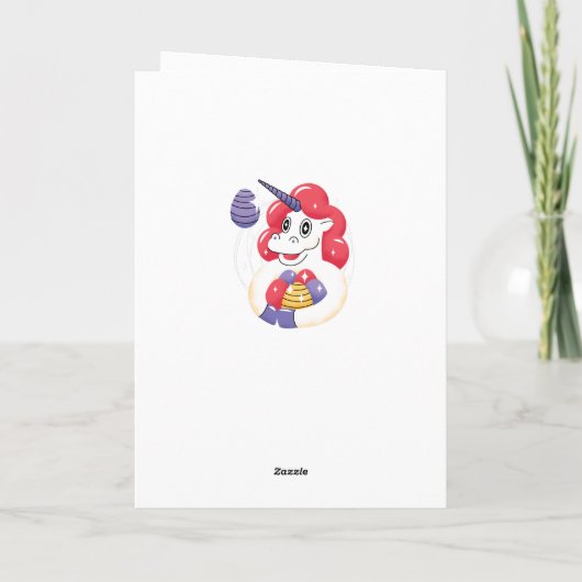 Unicorn, Pasen Kaart (Achterkant)