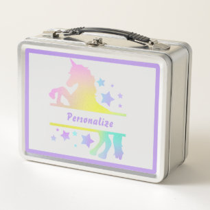Unicorn  pasteelkleuren, gepersonaliseerd